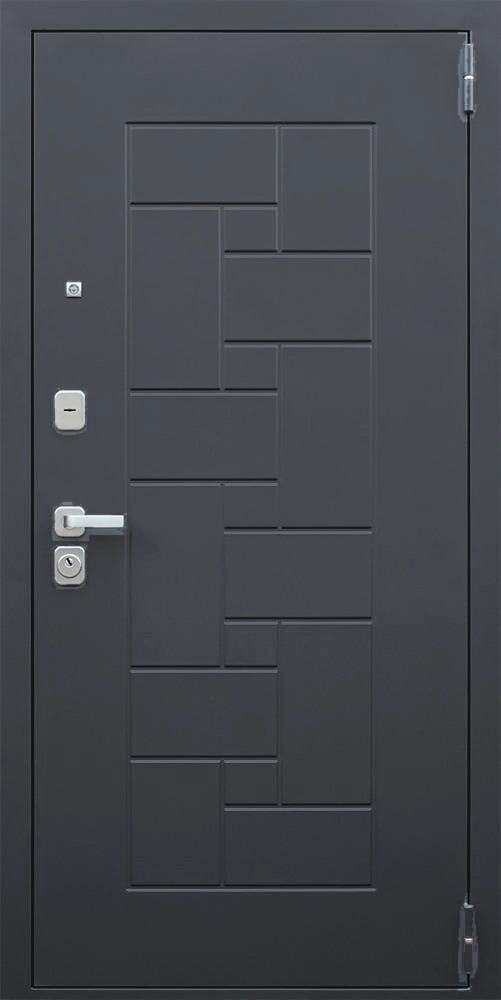 Стальная дверь «Вижн» с зеркалом графитовый серый в Ивантеевке