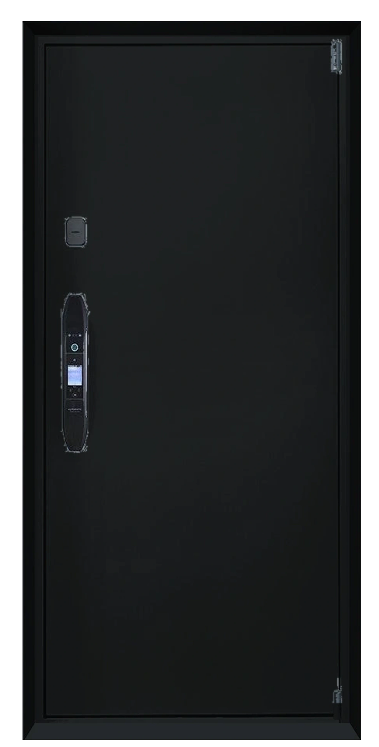 Стальная дверь «Система» с умным замком графитно-чёрный в Ивантеевке — фото 1